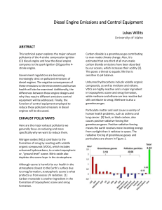 Diesel Engine Emissions & Control: A Technical Overview