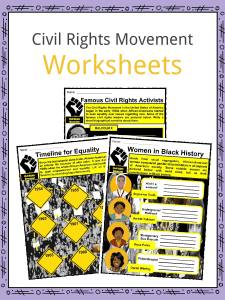 Civil Rights Movement Booklet