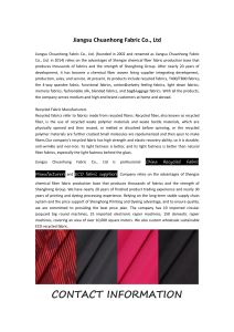 Jiangsu Chuanhong Fabric Co., Ltd.