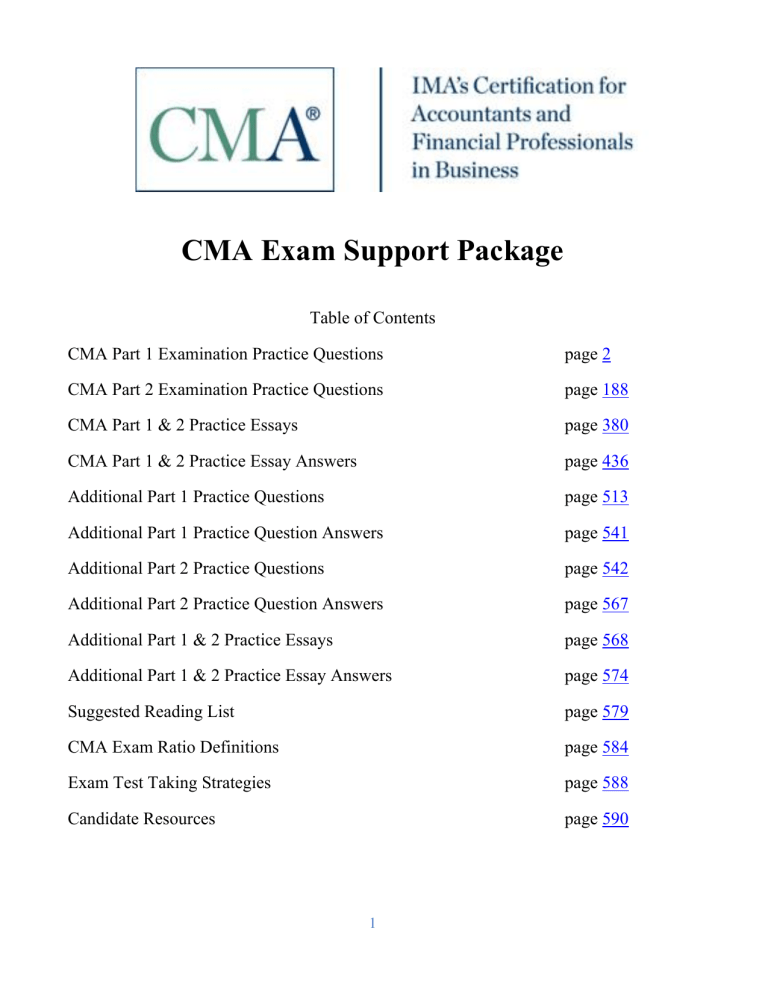 CMA-Financial-Planning-Performance-and-Analytics Mock Exam