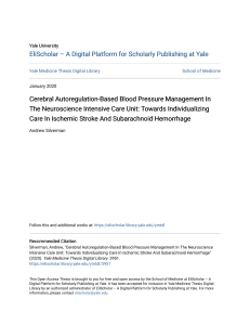 Cerebral Autoregulation-Based Blood Pressure Management In The Ne