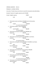 Financial accounting