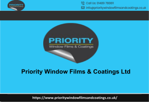 Window Films Company Southampton