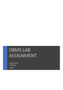 DbmsAssignment 102018062