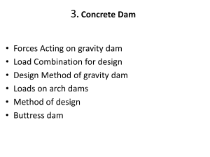3. Concrete Dam