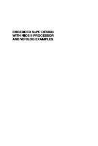 Pong P. Chu - Embedded SoPC Design with Nios II Processor and Verilog Examples (2012) - libgen.lc
