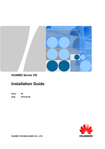 HUAWEI Server OS Installation Guide 06