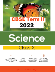 Arihant science term 2 Class X
