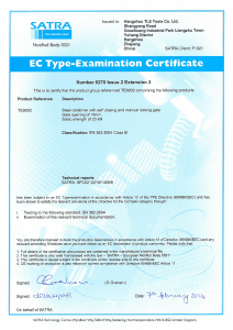 EC Type-Examination Certificate: Steel Carabiner TE9202