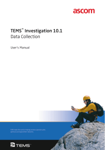TEMS Investigation 10 1 IEs and Events