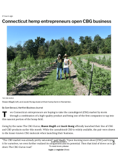 Connecticut hemp entrepreneurs open CBG business   Hartford Business Journal