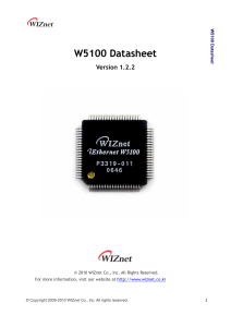 Ethernet W5100 Datasheet v1.2.2