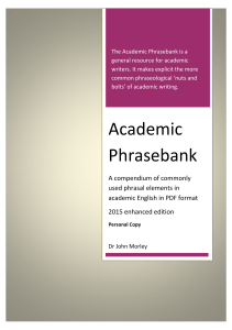 Academic Phrasebank  A compendium of commonly used phrasal elements in academic English ( PDFDrive )
