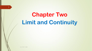 Limits and Continuity Presentation