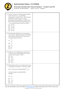 pdfcoffee.com dinamika-partikel-dan-hukum-newton-latihan-soal-pg-pdf-free-1