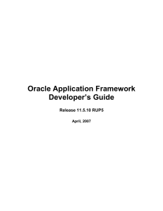 OAF Developers Guide