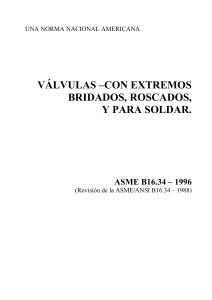 ASME B16.34 - 1996 Español