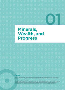 Minerals, Wealth, and Progress
