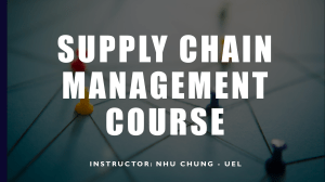 Lecture 1 - Understanding the supply chain