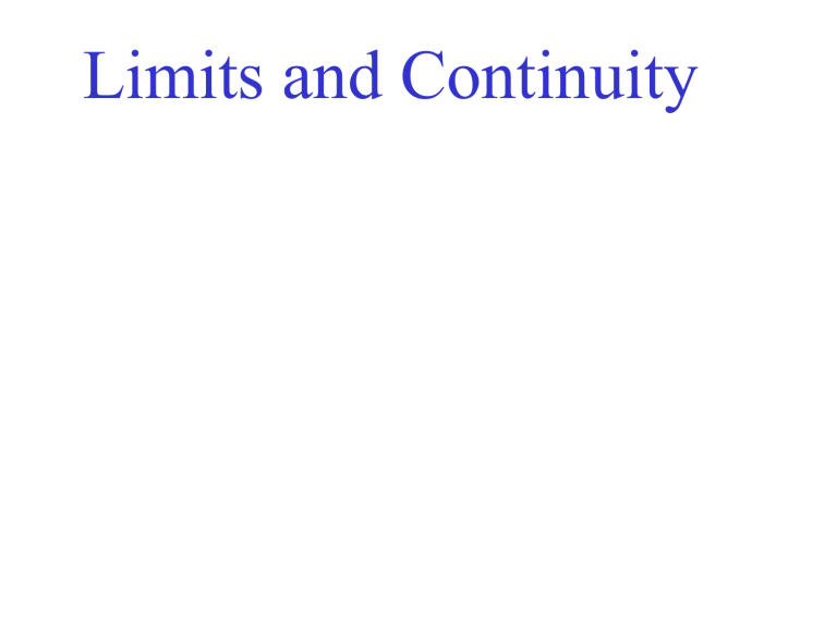 limit-and-continuity