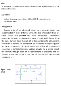 Series Circuit Resistance Lab Report