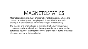 MAGNETOSTATICS