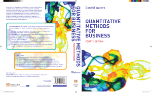 Donald Waters Quantitative Methods for Business BookFi