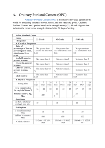 Ordinary Portland Cement