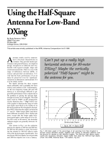 antenna halfsquare array