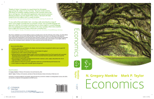 Economics by Mark Taylor, N. Gregory Mankiw