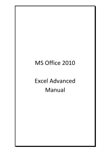 - MTC Training Solutions Ltd. MS Office 2010 Excel Advanced Manual  - libgen.lc