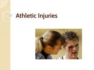  Athletic Injuries