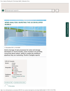 News Analysis Bursting the US developer bubble  Inframation News