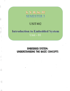 SYBSC IT ES Unit - 01