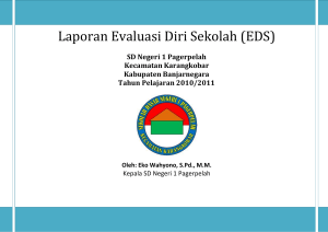 Laporan Evaluasi Diri Sekolah (EDS)