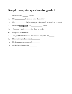 Sample computer questions for grade 2