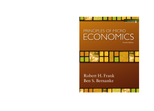 ECONOMICS PRINCIPLES OF MICRO Fourth Edi