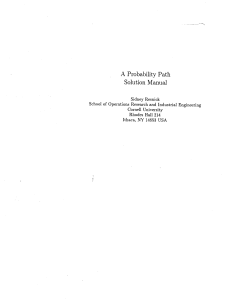 A probability path - Solution Manual (Sidney Resnick) (z-lib.org)