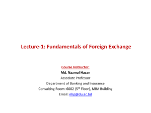 Chap-1-Fundmentals of Foreign Exchange