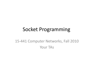 socket programming (1)