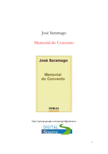 José Saramago - Memorial do Convento