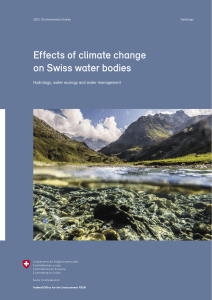 Climate Change Effects on Swiss Water Bodies