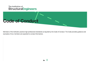 Our Code of Conduct - The Institution of Structural Engineers