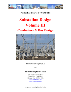 Substation Design: Conductors & Bus Design Course