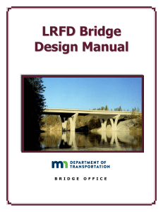 LRFD BRIDGE DESIGN MANNUAL 