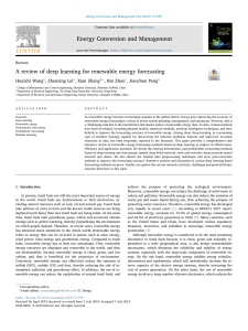 Deep Learning for Renewable Energy Forecasting: A Review