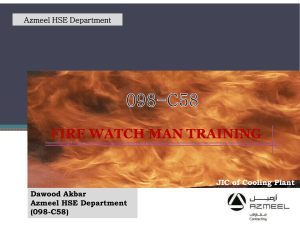 Fire Watch Training