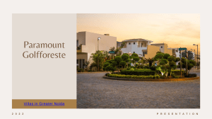 Paramount Golforeste Villa in Greater Noida