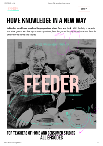 Feeder – The home knowledge podcast