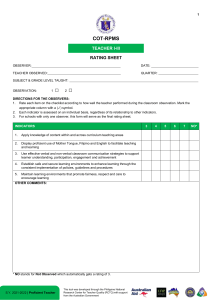 KRA-1-OBJECTIVE-1-FIRST-COT-RATING-SHEET
